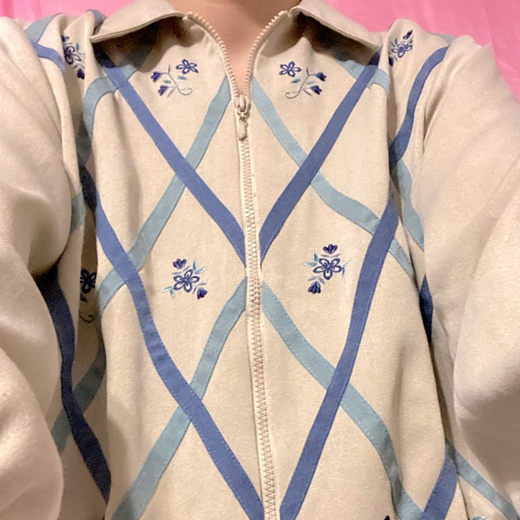 Vintage Cottagecore Bomber Jacket - Picture 4 of 4